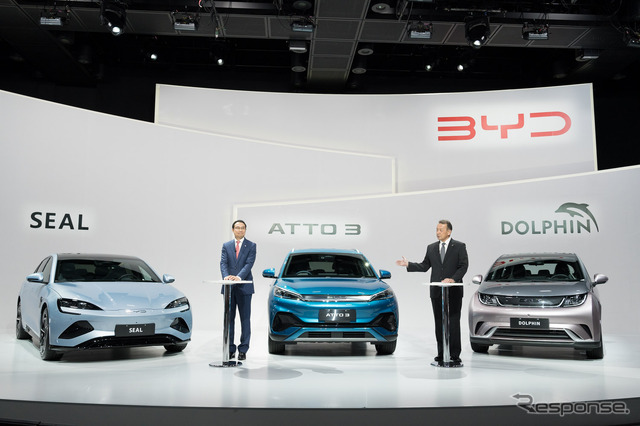 BYD、日本の乗用EV市場に参入