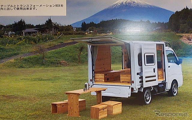 三島ダイハツのクオッカ(東京キャンピングカーショー2022)