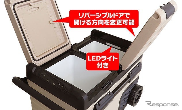 個別ドアで冷気の逃げを抑止