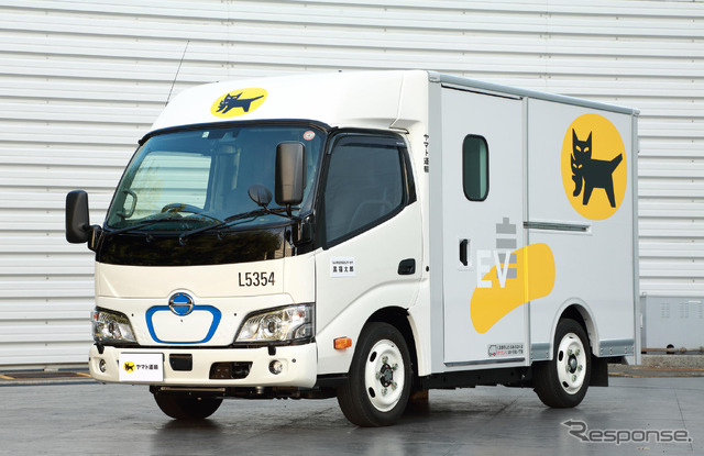 ヤマト運輸が試用している日野デュトロ Z EV