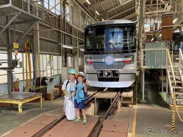 親子で社会科見学! 千住検車区