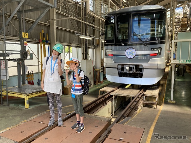 親子で社会科見学! 千住検車区