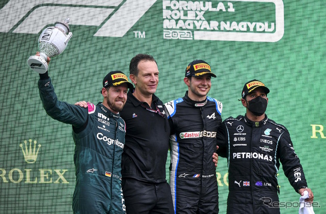 アストンマーティンに加入した2021年はハンガリーGPでも2位で表彰台に立ったが、この後、失格になってしまった。