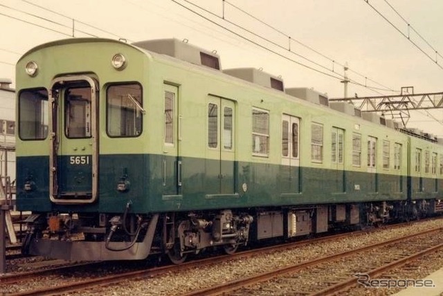 1970年にデビューした当時の5000系。5551号はこのイメージに復刻される。