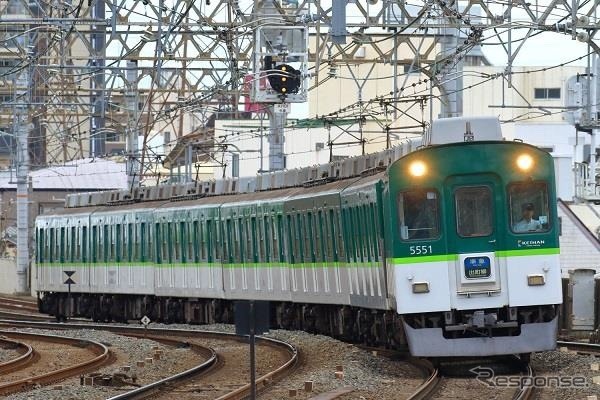 半車のみ保存展示が決まった5000系5551号。