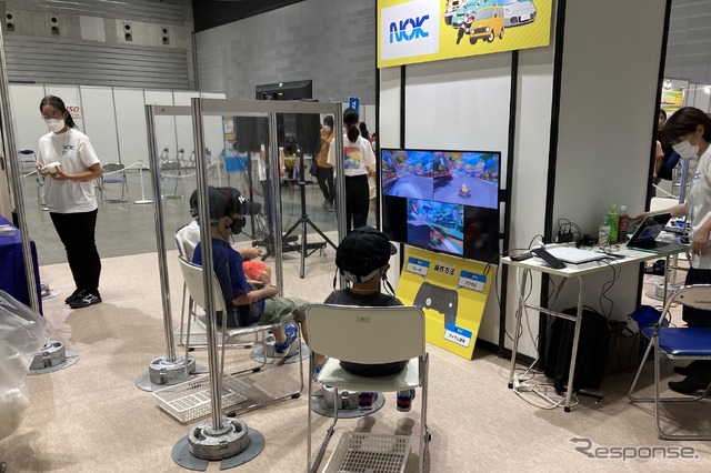 脳波測定で未来の車社会を体験(NOK/キッズエンジニア2022)