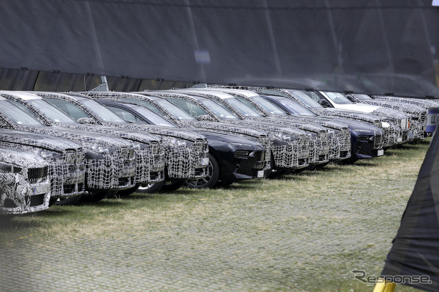 BMW X3 次期型に追加されるPHEV(スクープ写真)