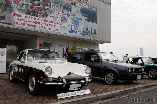 道の駅かぞわたらせ 昭和平成オールドカー展示会