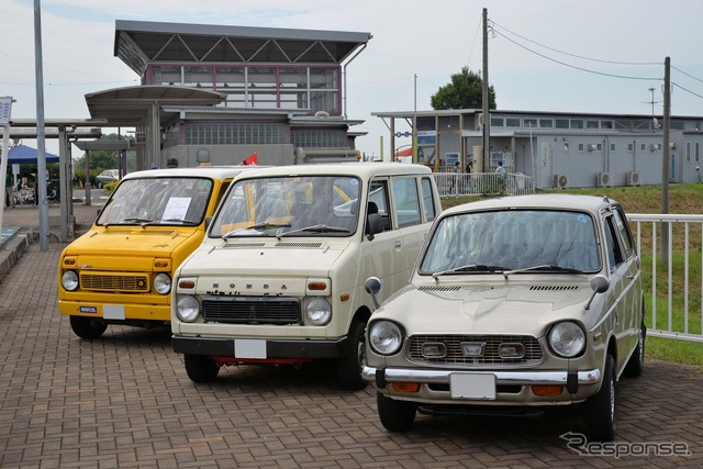 道の駅かぞわたらせ 昭和平成オールドカー展示会