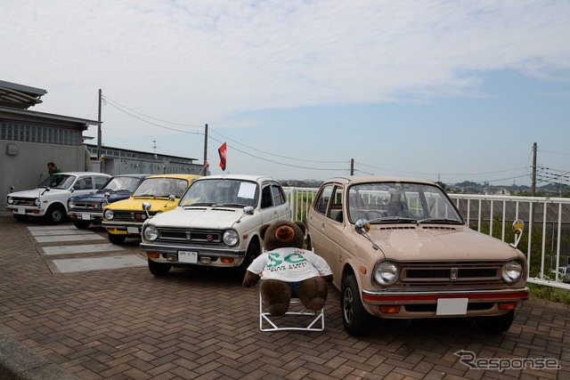 道の駅かぞわたらせ 昭和平成オールドカー展示会