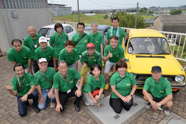 道の駅かぞわたらせ 昭和平成オールドカー展示会