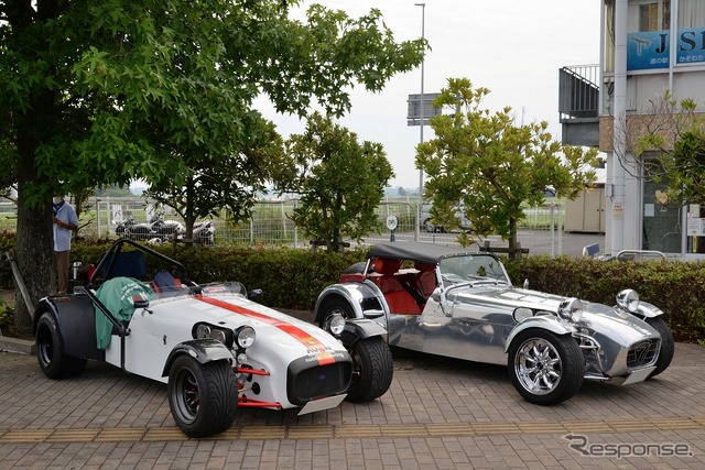 道の駅かぞわたらせ 昭和平成オールドカー展示会