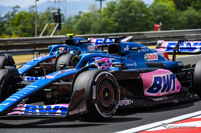 #14 フェルナンド・アロンソ(アルピーヌ/2022年F1ハンガリーGP)