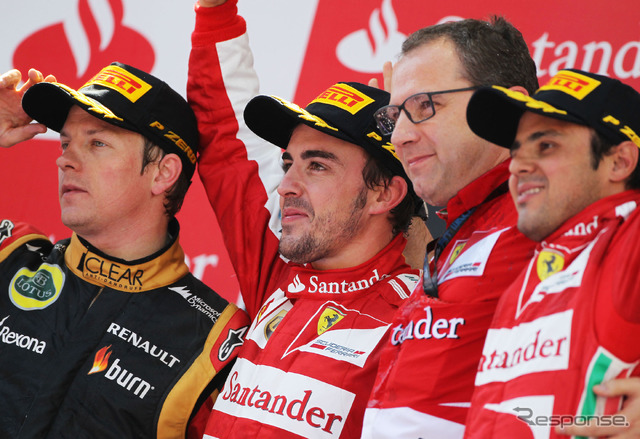 アロンソの現時点で最後のF1優勝はフェラーリ時代、2013年のスペインGPである。
