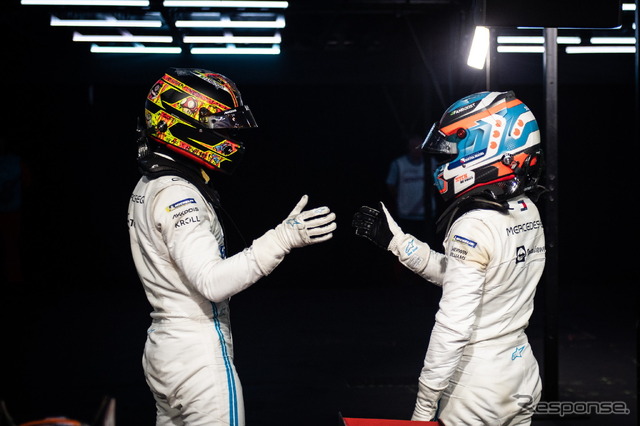 今シーズン、2戦を残してチャンピオンに最も近いバンドーン(左)