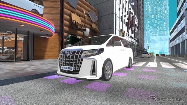 カスタマイズされたトヨタ アルファードに乗車体験（画像は開発中のもの）