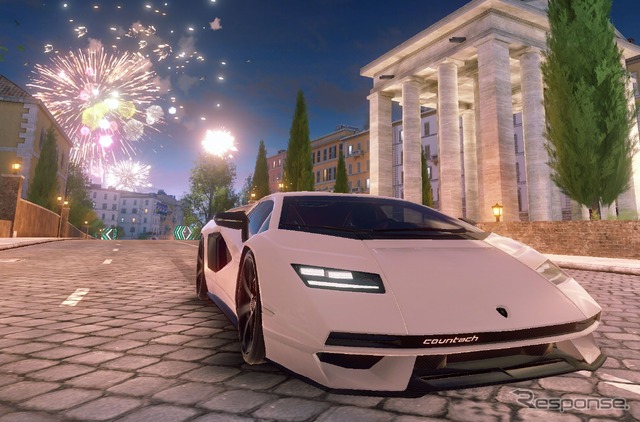 ゲーム『アスファルト9:Legends』に起用されたランボルギーニ・クンタッチ LPI 800-4