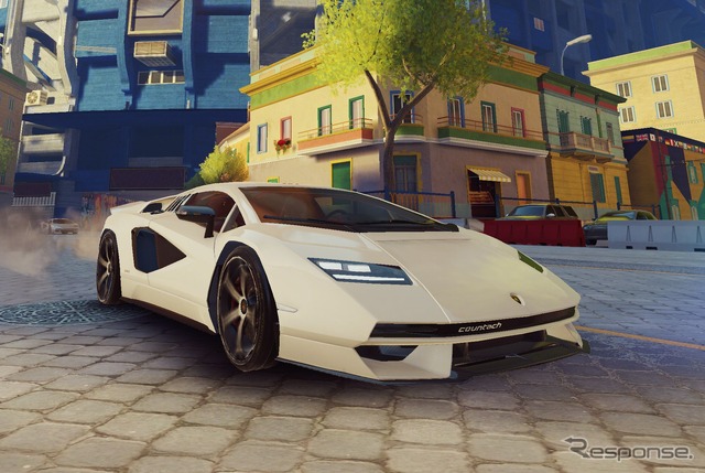 ゲーム『アスファルト9:Legends』に起用されたランボルギーニ・クンタッチ LPI 800-4