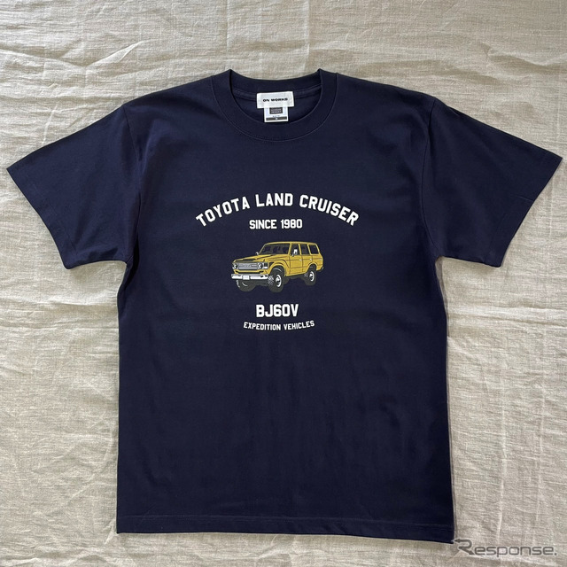 トヨタ ランドクルーザー Tシャツ(ランクルBJ60VTEE)