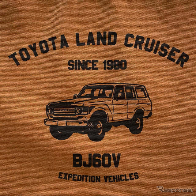 トヨタ ランドクルーザー トートバッグ(キャメル)