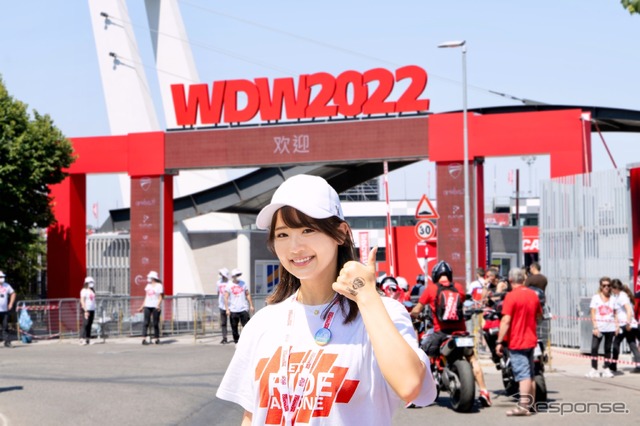 World Ducati Week 2022（ワールド・ドゥカティ・ウィーク）/ 平嶋夏海さん