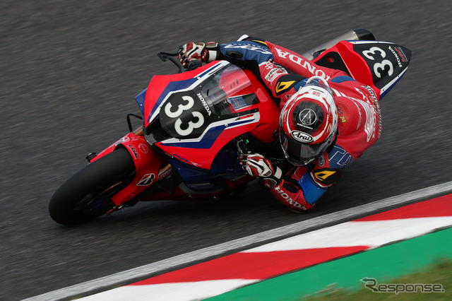 公式予選トップの#33 Team HRC(長島哲太/高橋巧/I・レクオーナ)