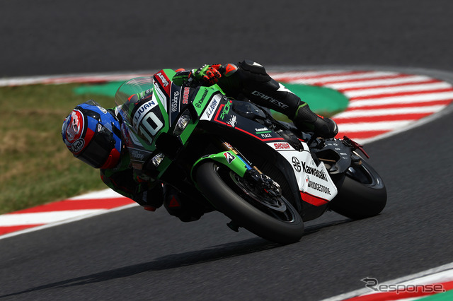 公式予選3番手の#10 Kawasaki Racing Team Suzuka 8H(L・ハスラム/A・ロウズ/J・レイ)
