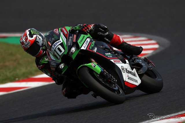 予選2番手の#10 Kawasaki Racing Team Suzuka 8H（L・ハスラム／A・ロウズ／J・レイ）