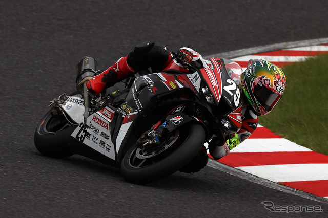 予選8番手の#25 Honda Sofukai Suzuka Racing(亀井雄大/田所隼/杉山優輝)
