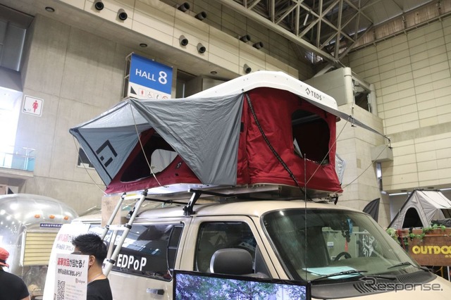 アソモビ2022:大型ルーフテント2種