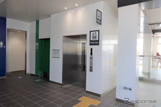 山陽電鉄・大塩駅：2021 年12月エレベーター設置