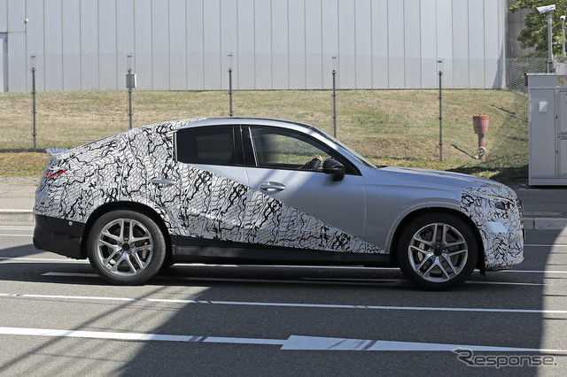 メルセデス AMG GLC 63 クーペ(スクープ写真)