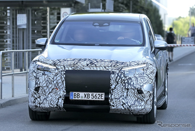 メルセデスマイバッハ EQS SUV プロトタイプ(スクープ写真)