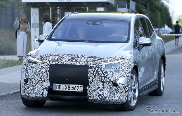 メルセデスマイバッハ EQS SUV プロトタイプ(スクープ写真)