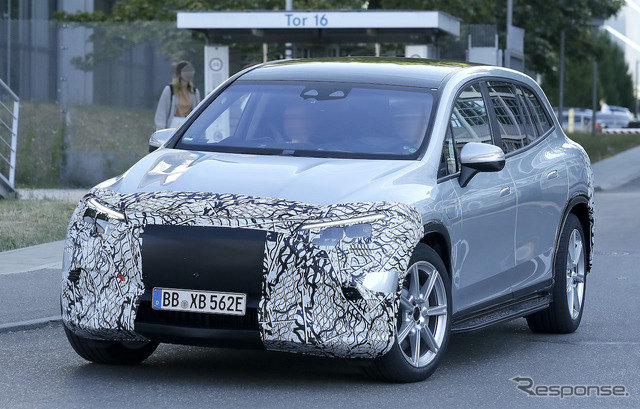 メルセデスマイバッハ EQS SUV プロトタイプ(スクープ写真)