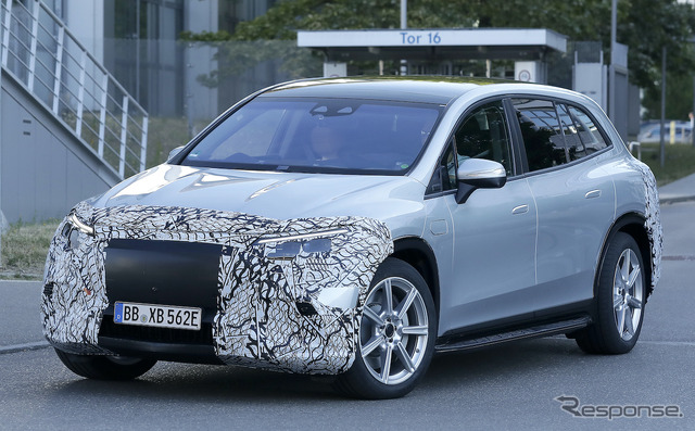 メルセデスマイバッハ EQS SUV プロトタイプ(スクープ写真)