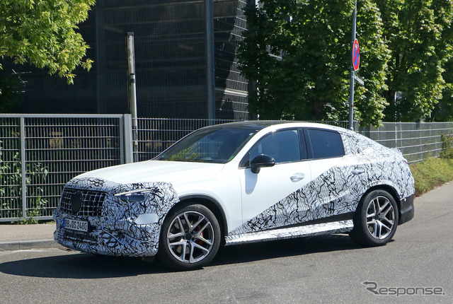 メルセデス AMG GLC 43/53 クーペプロトタイプ(スクープ写真)