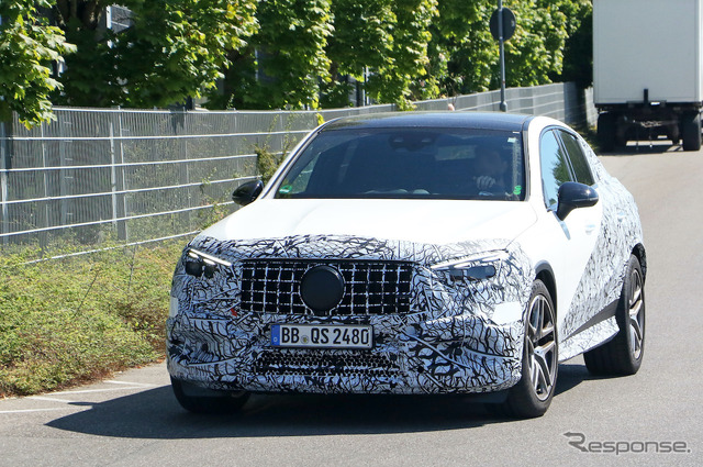 メルセデス AMG GLC 43/53 クーペプロトタイプ(スクープ写真)