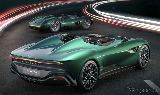 アストンマーティン DBR22（手前）と DBR1