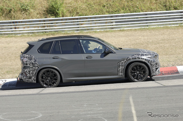 BMW X5M 改良新型プロトタイプ(スクープ写真)