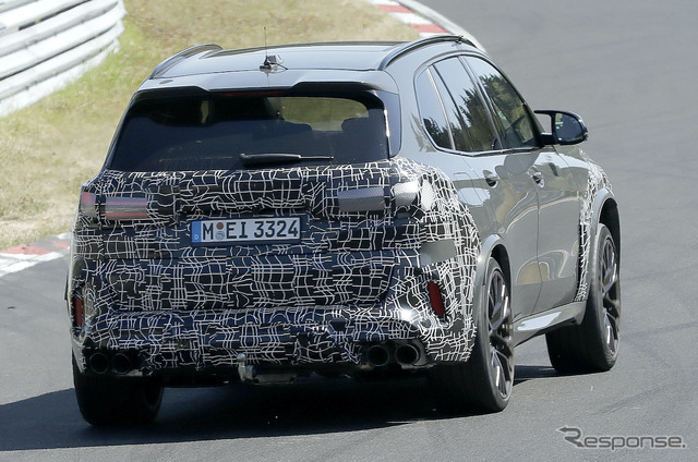 BMW X5M 改良新型プロトタイプ(スクープ写真)