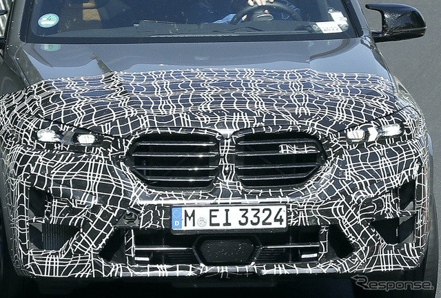BMW X5M 改良新型プロトタイプ(スクープ写真)