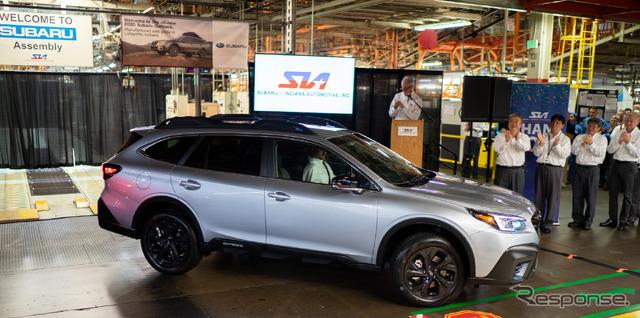 オールニュー、2020年型アウトバックのロールオフ（2019年7月）