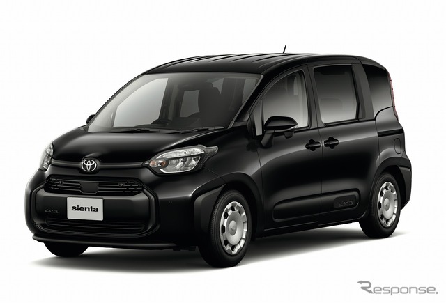 トヨタ・シエンタX(ハイブリッド・2WD・5人乗り、ブラック)