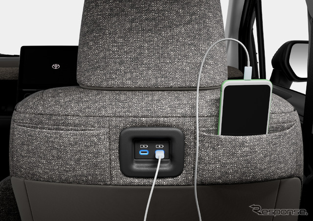 トヨタ・シエンタ:充電用USB端子Type-C×2個(運転席シートバック)