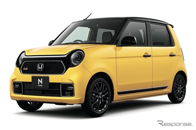 ホンダN-ONE RS、プレミアムイエロー・パールII&ブラック