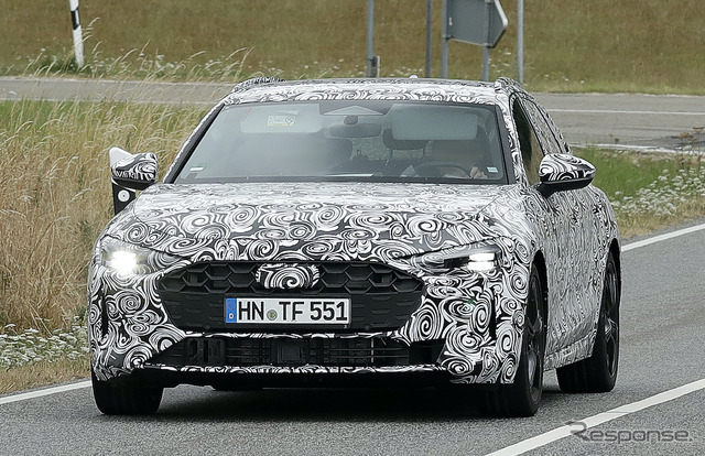 アウディ S4 アバント 次期型プロトタイプ(スクープ写真)