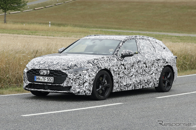 アウディ S4 アバント 次期型プロトタイプ(スクープ写真)