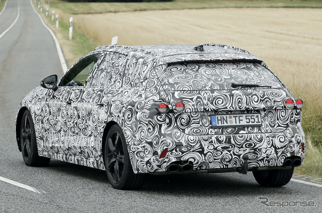 アウディ S4 アバント 次期型プロトタイプ(スクープ写真)