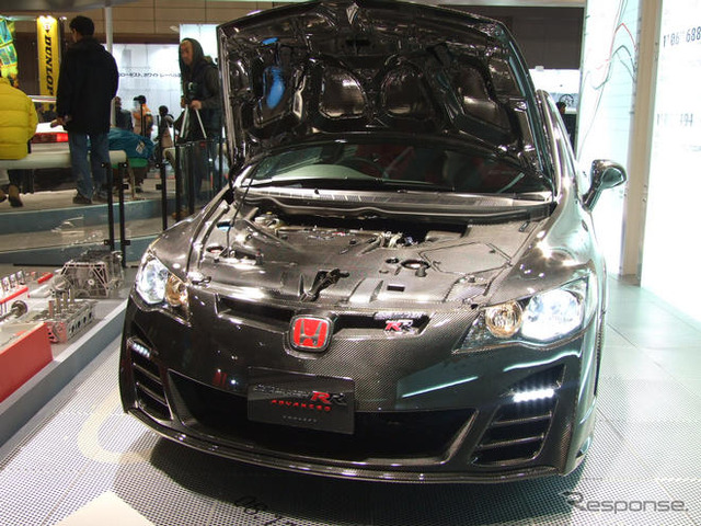 【東京オートサロン09】高剛性・超軽量の CIVIC MUGEN RR アドバンスド
